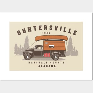 Lake Guntersville • Marshall County • Vintage Posters and Art